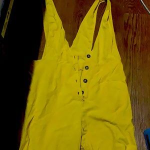 Sienna Sky Large Yellow Jumpsuit